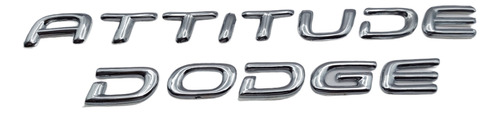 Emblemas Dodge Attitude Letras Cromadas Del 2006 Al 2011 Foto 4