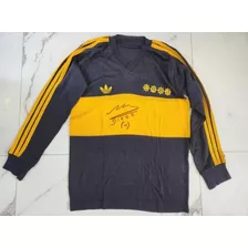 Camisa Autografada Por Maradona - Boca Juniors - Certificada