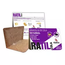 Armadilha Ratil Cola Pega Ratos E Camundongos Kit C/ 5 Unid