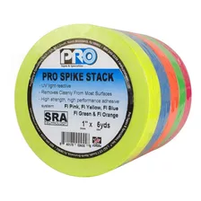 Kit De Fitas Spike Tape Gaffer Tape Fluorescente 2,5cm X 5m