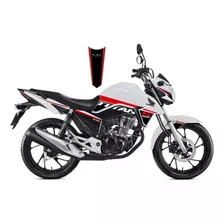 Adesivos Titan 160 S 2016/2021 Com Gravata Moto Branca