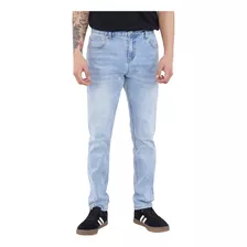 Jeans Skinny Fit Superflex Liso Azul Medio Corona