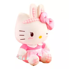 Peluche Hello Kitty Vestido Cuadros Guiño