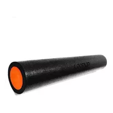 Rolo De Espuma 90 Cm X 15 Cm Preto Yoga Pilates Liveup