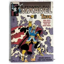 Hq Gibi Superaventuras Marvel Nº 112 - Thor Uma Nova Armadura Para Um Novo Deus - Ed. Abril - 1991