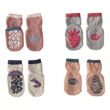 Calcetines Antideslizantes Niños X 4 Pares