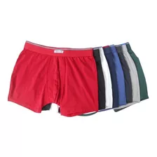 Cueca Boxer Bressan Microfibra Com Elástico Aparente Kit 15