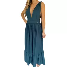 Vestido Largo De Amarrar Tiras (w291)