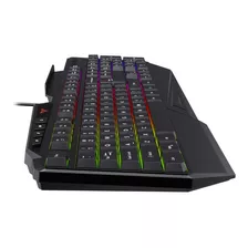 Teclado Gamer Profissional Com Fio Targa K120 Rgb