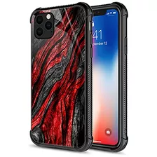 Funda Para iPhone 13 Negro Rojo Duroacrilico-02