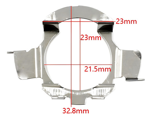 2pzs Adaptadores Para Focos Led H7 Vw Jetta Bmw Audi Auto  Foto 4