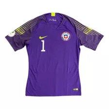 Camiseta Chile, Arquero #1 Ureta, Nike, Talla M, Año 2019