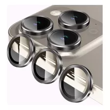 Protector De Camara Para iPhone 15 Pro/15 Pro Max - Titanio