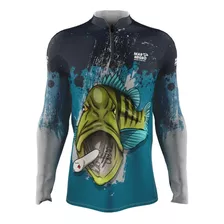 Camisa Pesca Com Proteção Solar Dry Fit Camiseta Blusa