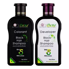 Shampoo Cubre Canas Dexe Black Hair 200ml