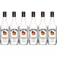 Ron Malibu Con Coco 750ml Caja X6 Original Origen Barbados