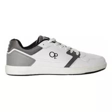 Tenis Ocean Pacific Hombre Jeypedasi Blanco - Gris