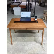 Escritorio Y Silla De Madera 100% Tapizada Modelo - Santy