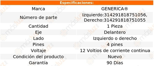 1_ Actuador Seguros Electricos Delantero I35 02/04 Generico Foto 2