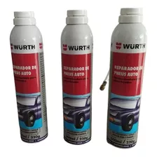 Spray Reparador De Pneu Carro Wurth Com 3 Unid