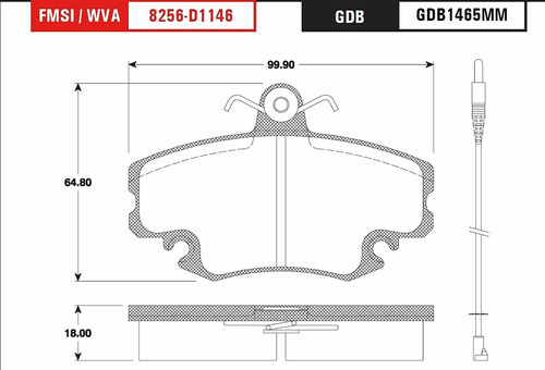 Balatas Semi Metlicas Del Renault Stepway 2010-2018 Trw Foto 2