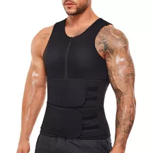 Chaleco De Neopreno Con Cinturon Ajustable Para Hombre