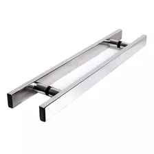 Puxador Aço Inox 45cm Porta Madeira Vidro Alumínio Portao