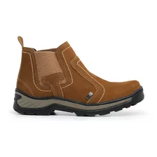 Bota Masculina Coturno 4ssss Casual Couro Legitimo Promoçã