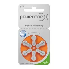 72 Baterias Pilhas Aparelho Auditivo P13 Pr48 - Power One