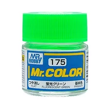 El Sr. Hobby Mr. Color 10ml 175 Verde Fluorescente Plana Pri