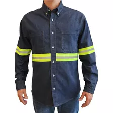 Camisa De Mezclilla Industrial Reflejante