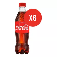 Coca Cola Botella 500ml Original Pack X6 Zetta Bebidas