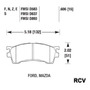 Balatas Disco  Delantera Para Ford Probe   1997