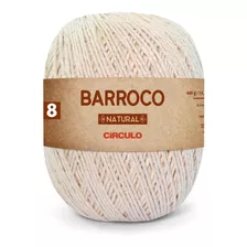 Barbante Barroco Natural Cru 400g Círculo - Fio Nº 4 6 8 10