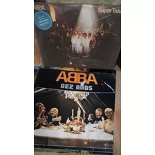 Lote 3 Lp Abba 10 Anos Super Trouper Vinil 