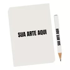 50 Lembrancinhas Personalizadas Bloco 10x7 C Mini Lapis 