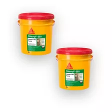 Sikacryl - 203 Selante Acrílico Balde 5kg Kit Com 2 Unidades