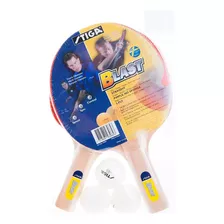 2 Raquetas Ping Pong Blast Pin Pon Incluye 3 Pelotas