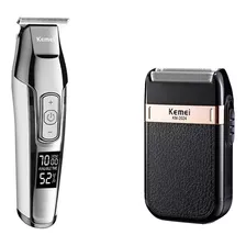 Kit Kemei 5027 Acabamento + Km 2024 Shaver