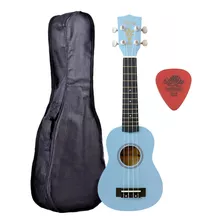 Ukulele Azul Seven Soprano Suk-07 Lb + Capa