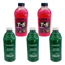 Kit 2l Aditivo Rosa Concentrado + 3l Agua Desmineralizada