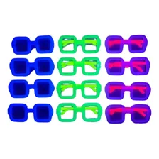 Lentes Plásticos Fluor X 12 Unidades