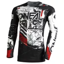 Mayhem Scarz Jersey, Black/white Md