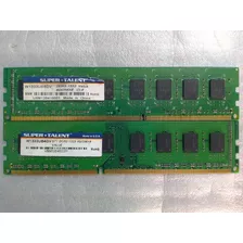 Memoria Ram Ddr3 8gb (2x4gb) Bus 1333 Super Talent -i7-i5-i3