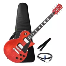 Guitarra Les Paul Strinberg Lps260 Mgs Fosca Kit Com Capa 