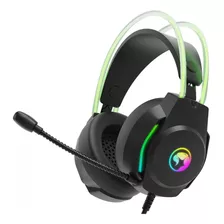 Headset Gamer Marvo, Rgb, 3.5mm,drivers De 50mm, Black,h8620