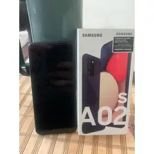 Celular Samsung A02s Casi Nuevo De Color Azul