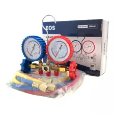 Kit Manifold Eos Ar Condicionado Automotivo Carga Gás R134a 