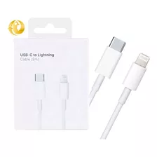 Cable Para iPhone 12 11 Xr C A Lightning 2 Metro 