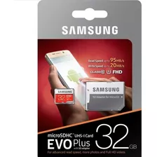 Tarjeta De Memoria Samsung Mb-mc32ga/eu Evo Plus Con Adaptador Sd 32gb